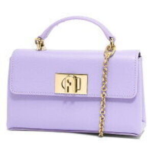 FURLA Top Handle Handbag Lila Purple Crossbody Bag